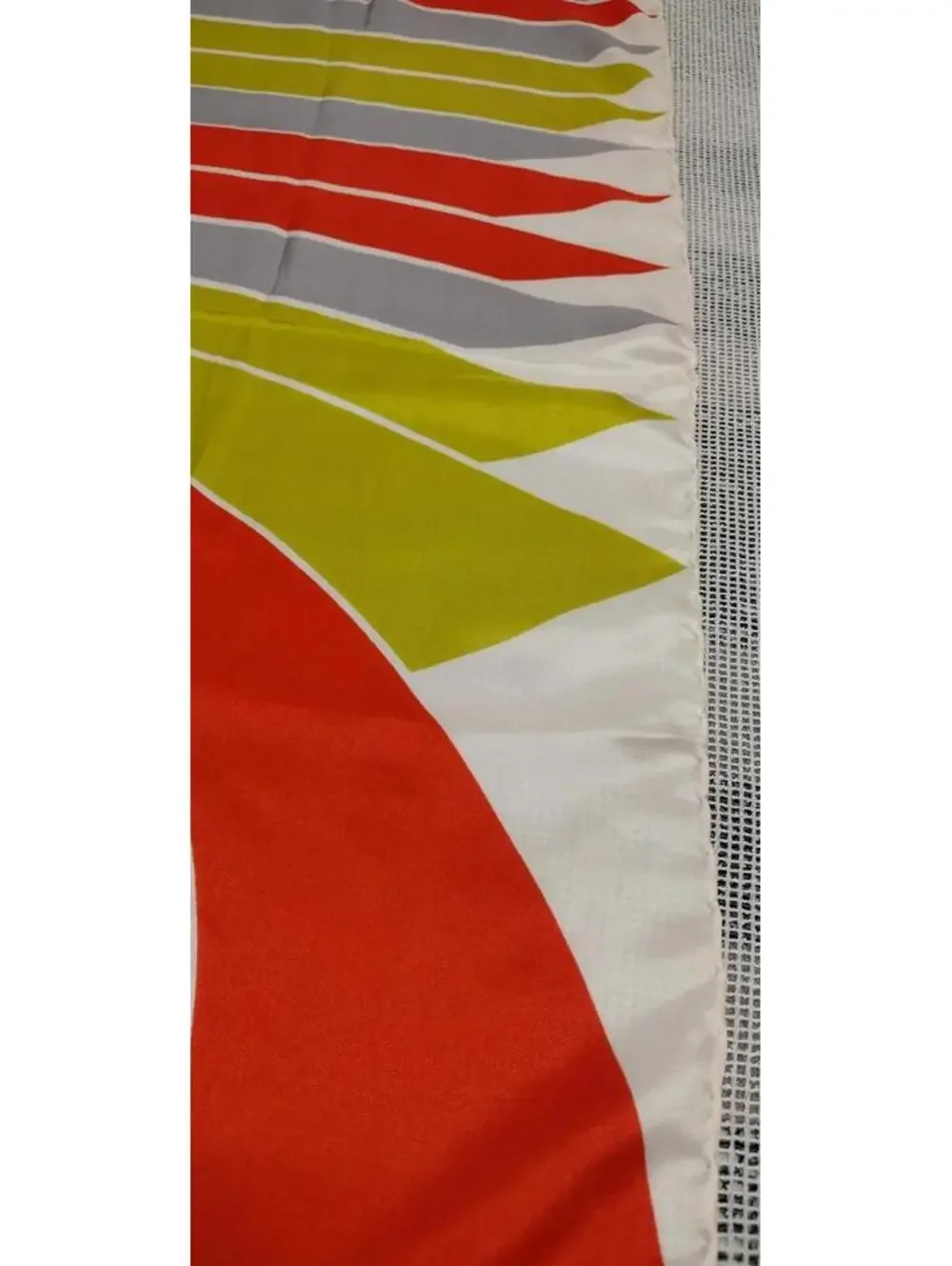 Vintage Mid Century Italy 50s Scarf Di TrEVi Scarf SALLY GEE 1960s Atomic MCM